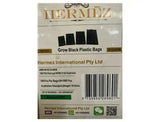 Small Hermez Grow Black Plastic Planter Bags 20+12 X 24 CM 100 Bags
