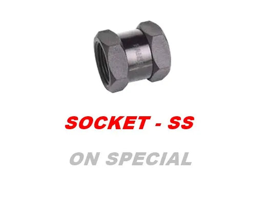 Socket – SS (Female Threaded Coupling Fitting) HR Product