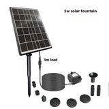 Solar Fountain Oxygen Rockery Water Garden Bird Bathtub Floating Fountain Avitrol