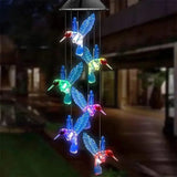 Solar Power Wind Chimes and Pendants for Courtyard and Outdoor