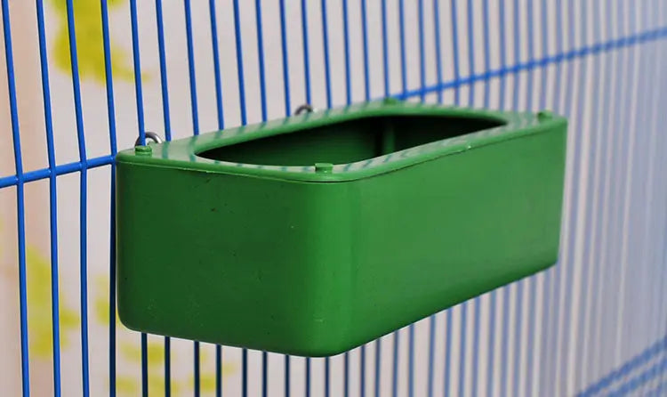 Splash-Proof Hanging Bird Feeder | Cage Food Container