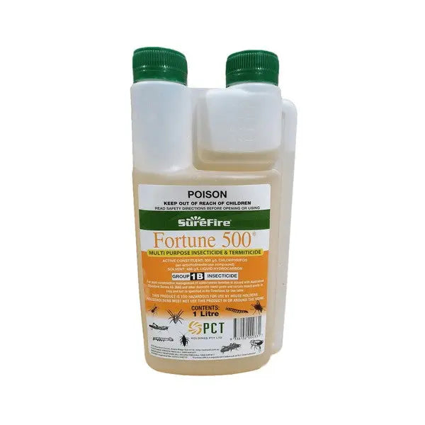 SureFire Fortune 500 EC: Chlorpyrifos Insecticide &amp; Termiticide for Professional Pest Control