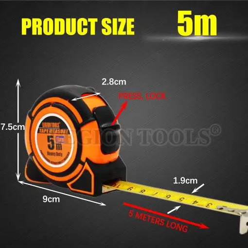 Tape Measure 5mx19mm Legion