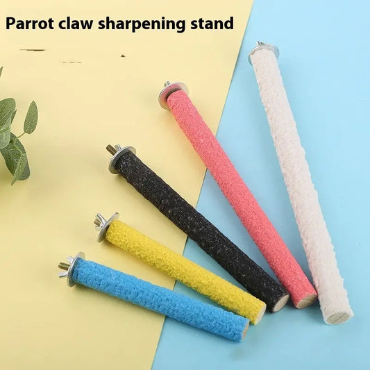 Tiger Skin Xuanfeng Parrot Colored Frosted Stand Rod Grinding Claw Stick Avitrol