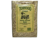 Torwood Farm Mini Straw Bale 22L – Natural Barley Straw Bedding for Rabbits & Guinea Pigs
