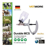 Vetmore Durable MCS Adjustable Metal Syringe 2cc/5cc