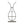  Vase Shape Tall Planter Display Rack – Garden Plant Stand with 5 Tiers and Hangers

