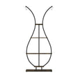  Vase Shape Tall Planter Display Rack – Garden Plant Stand with 5 Tiers and Hangers
