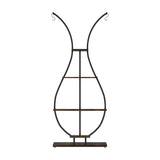  Vase Shape Tall Planter Display Rack – Garden Plant Stand with 5 Tiers and Hangers
