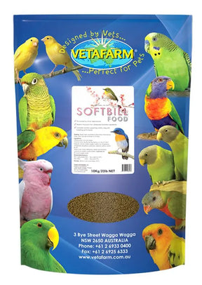 Vetafarm Softbill Food 10kg: Complete Diet for Soft-Billed Birds