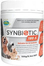 Vetafarm Synbiotic 180-S 150g: 9-Strain Probiotic, Prebiotic and Enzyme Blend for All Animals
