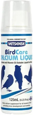 Vetsense BirdCare Calcium Liquid 125ml Vetsense