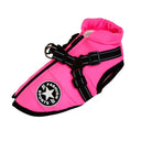 Waterproof Dog Clothes Winter Dog Coat With Harness Warm Pet Clothing Big Dog Jacket Chihuahua Labrador Coat Costume Unbranded