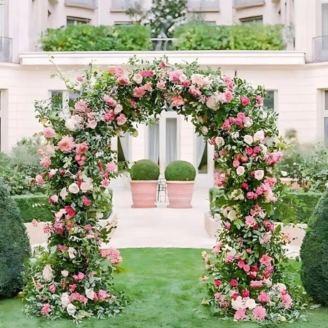 Wedding Garden Arch Arbor Trellis Archway for Climbing Plants Rack