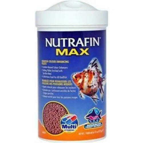 Nutrafin Max Goldfish Colour/Wheatgerm Pellets - 195g