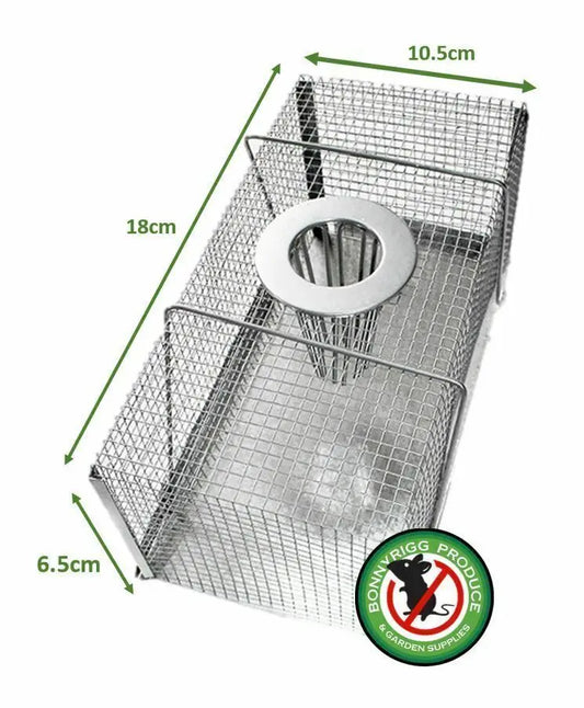 Wire Mouse Traps Top Hole Entry Size:6.5cmx10.5cmx18cm5071