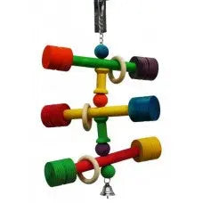 Wood Hang Dumbells Parrot Toy-BLT026 Elite Pet Products