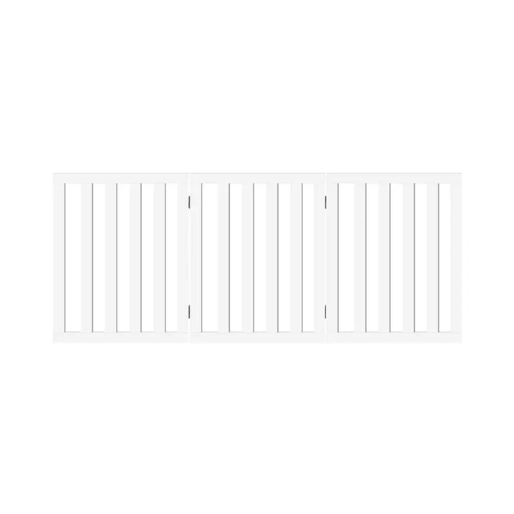 Wooden Dog Fence Pet Gate 3 Panels