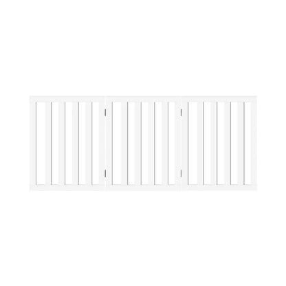 Wooden Dog Fence Pet Gate 3 Panels