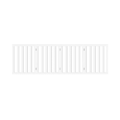 Wooden Dog Fence Pet Gate with 4 Panels