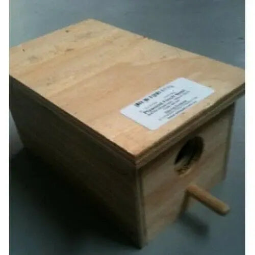 Wooden Nesting Box- for Finch Nest Box - Small