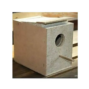 Wooden Nesting Box for Finches and Canaries: Compact Breeding Box for Small Birds