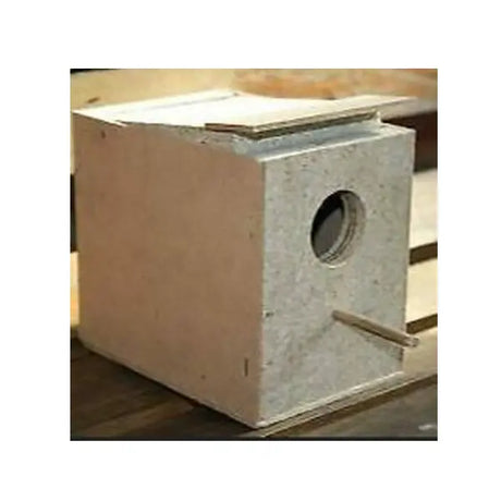 Wooden Nesting Box for Finches and Canaries: Compact Breeding Box for Small Birds