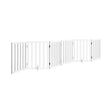 Wooden Pet Gate Dog Fence with 6 Panels