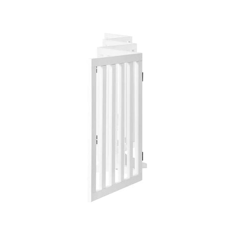 Wooden Pet Gate Dog Fence with 6 Panels