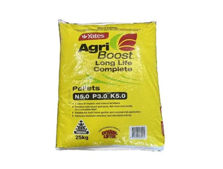 Yates AgriBoost Long Life Complete Pellets 25kg – Dynamic Lifter
