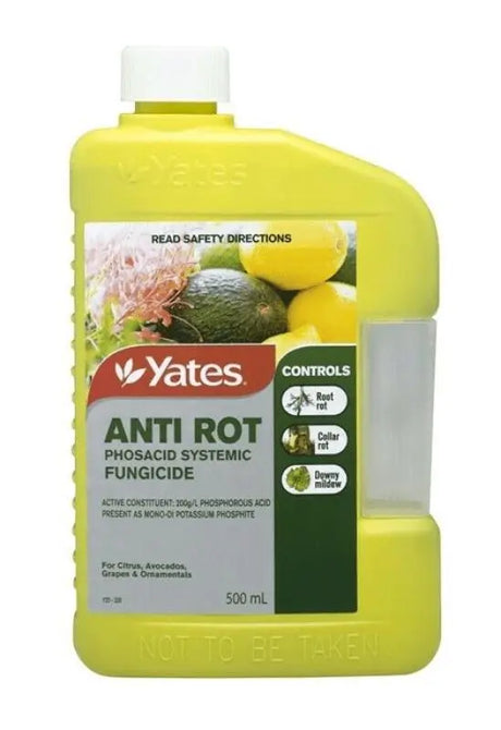 Yates Anti Rot 500ml: Phosacid Systemic Fungicide for Rot and Mildew