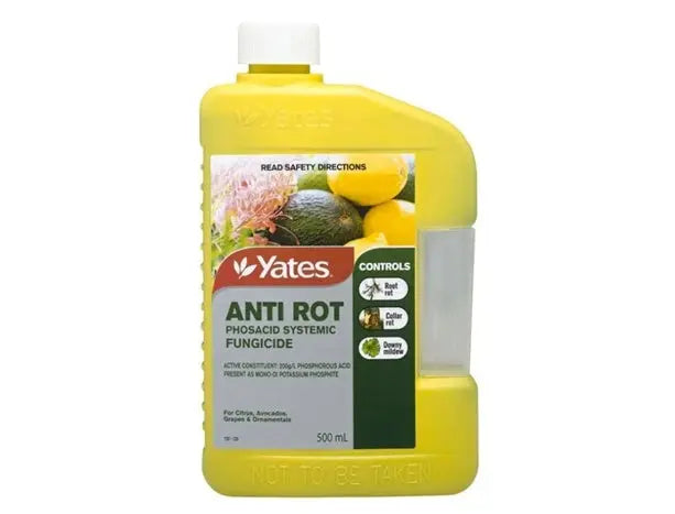 Yates Anti Rot 500ml: Phosacid Systemic Fungicide for Rot and Mildew