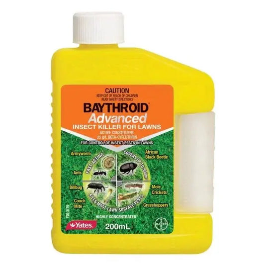 Yates Baythroid Advanced Insect Killer for Lawns 200ml Yates