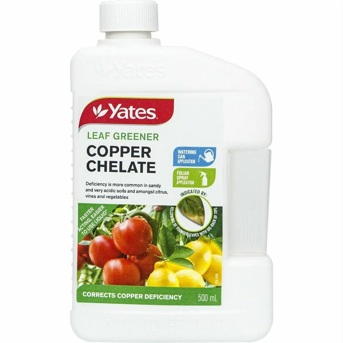 Yates Leaf Greener Copper Chelate 500mL – Liquid Trace Element for Copper Deficiency