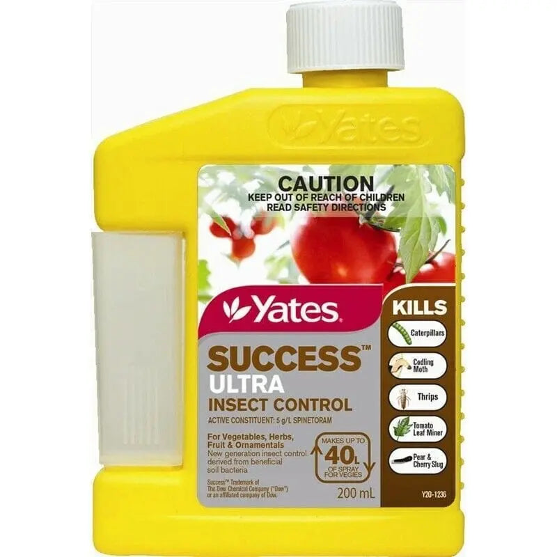 Yates Success Ultra Insect Control 200mL – Spinetoram Insecticide for Edibles & Ornamentals
