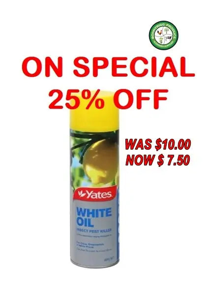 Yates White Oil Spray  400g (  - ON SPECIAL ) Brunnings