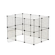 i.Pet Pet Dog Playpen Enclosure Cage 20 Panel Puppy Fence Play Pen Foldable Metal Bonnyrigg Produce & Garden Supplies