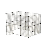 i.Pet Pet Dog Playpen Enclosure Cage 20 Panel Puppy Fence Play Pen Foldable Metal Bonnyrigg Produce & Garden Supplies