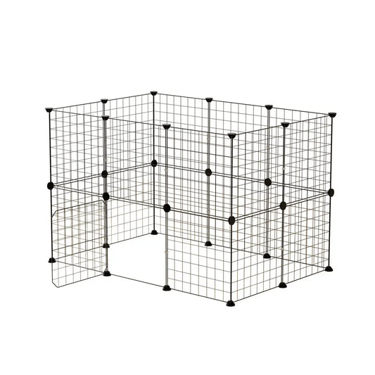 i.Pet Pet Dog Playpen Enclosure Cage 20 Panel Puppy Fence Play Pen Foldable Metal Bonnyrigg Produce & Garden Supplies