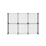 i.Pet Pet Dog Playpen Enclosure Cage 20 Panel Puppy Fence Play Pen Foldable Metal Bonnyrigg Produce & Garden Supplies
