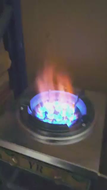 High Pressure 15-Pin Turbo Gas Wok Burner 150MJ