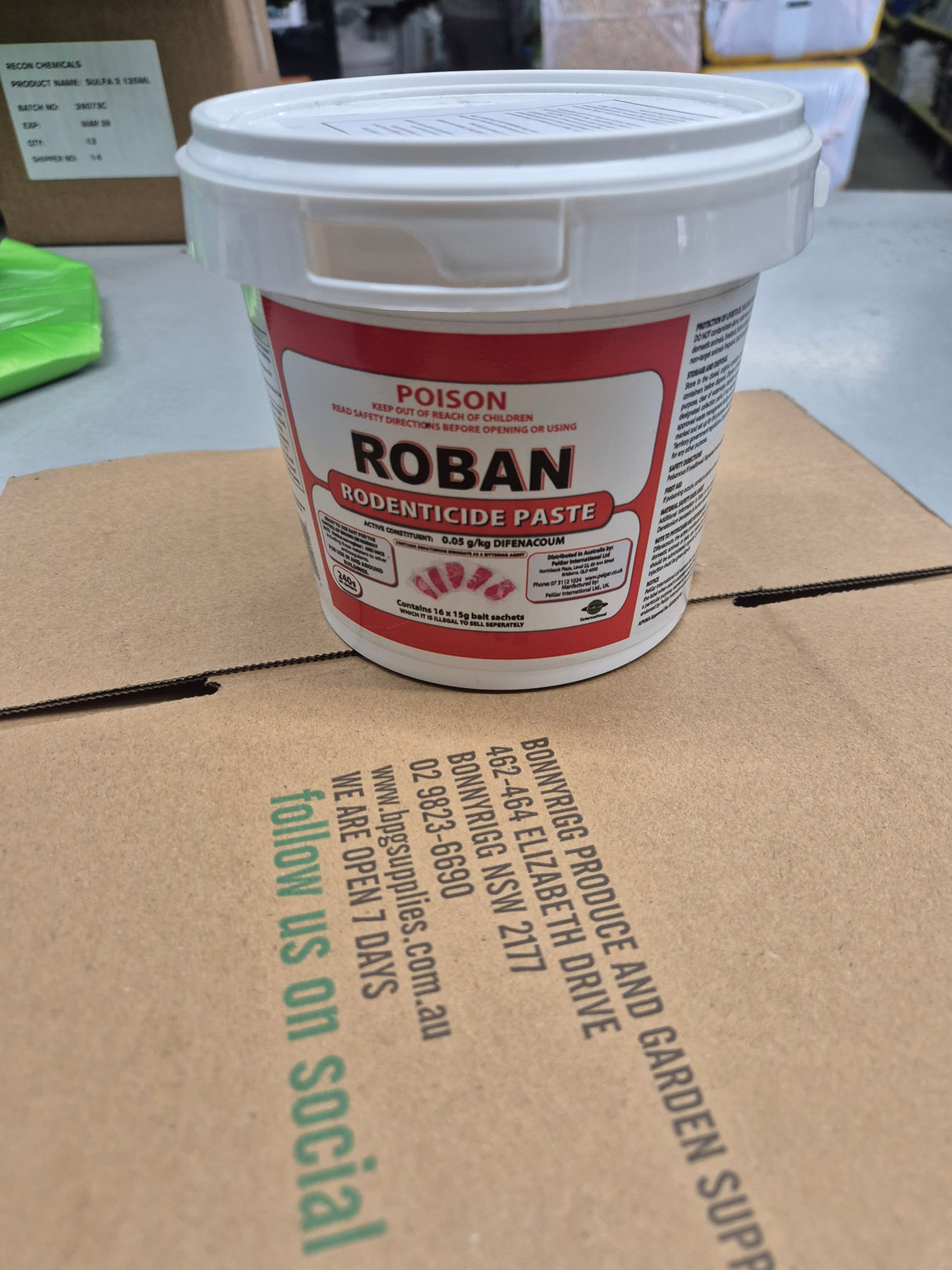 Roban Rodenticide Blocks 240g