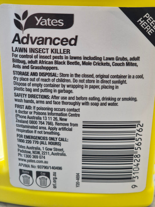 Yates Advanced Lawn Insect Killer for Lawns 200ml