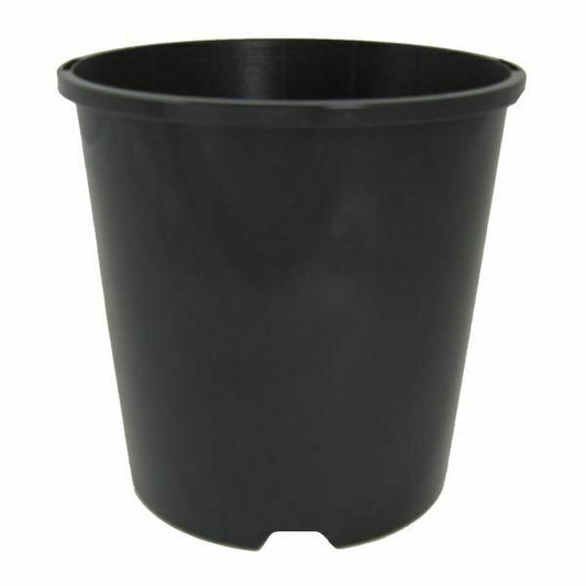 46 Pcs Small Black Plastic Plant Pots 0.5Ltr (10x10x8)