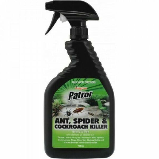 Amgrow Patrol Ant Spider & Cockroach Killer 750ml