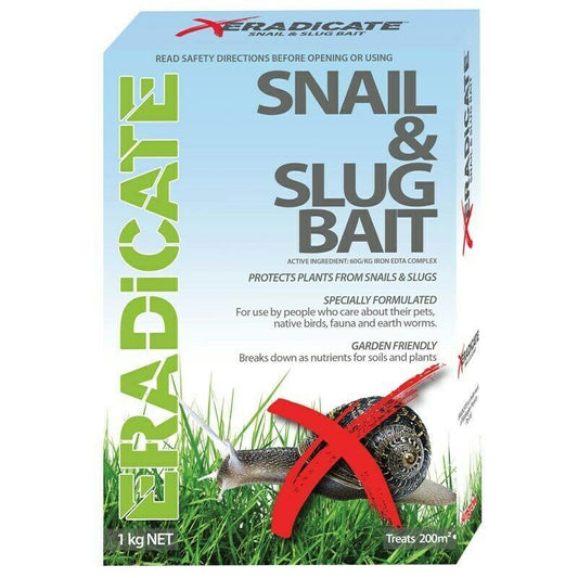 AMGROW Eradicate Snail & Slug Bait 1Kg Garden Friendly