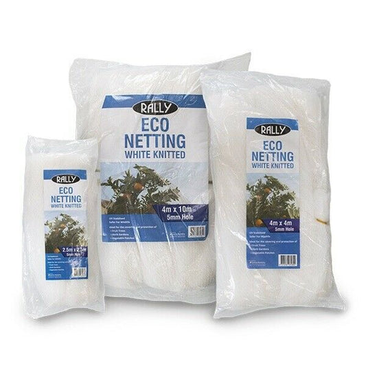 Anti Bird Netting - Rally Eco Netting 4x10m - white