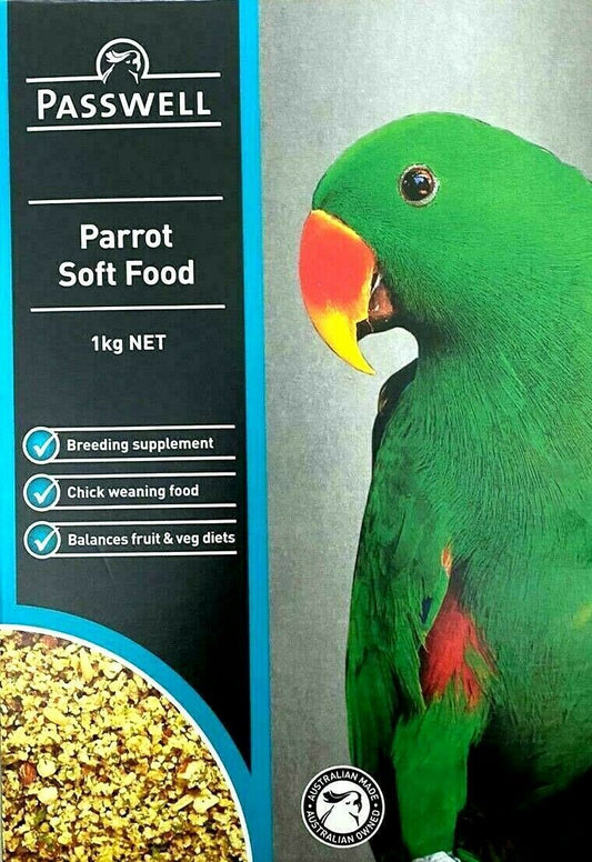 Passwell Parrot Soft Food 1Kg - Breeding Supplement
