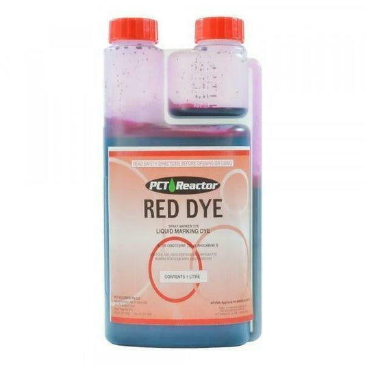 PCT Reactor Red Spray Marker Dye - 1 Litre