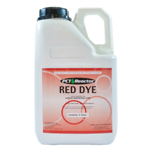 PCT Reactor Red Spray Marker Dye - 5 Litre